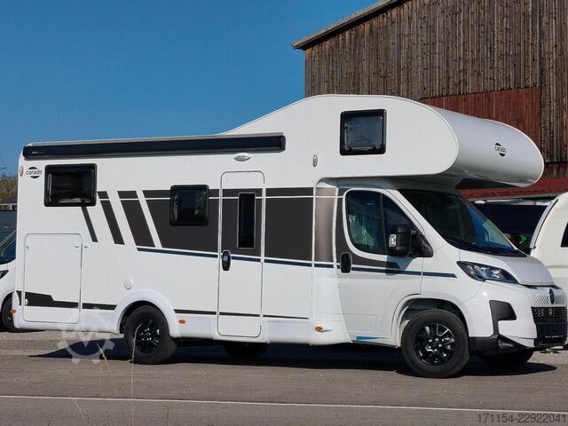 Alkovu-matkailuauto CARADO A 364 Makise, Navi, Lithium,6 Personen Zulassung