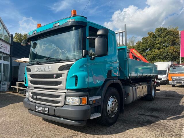 Grúa montada en camión SCANIA P320 Kipper Funk-Kran PK11002*36Tkm*Euro6*AHK*