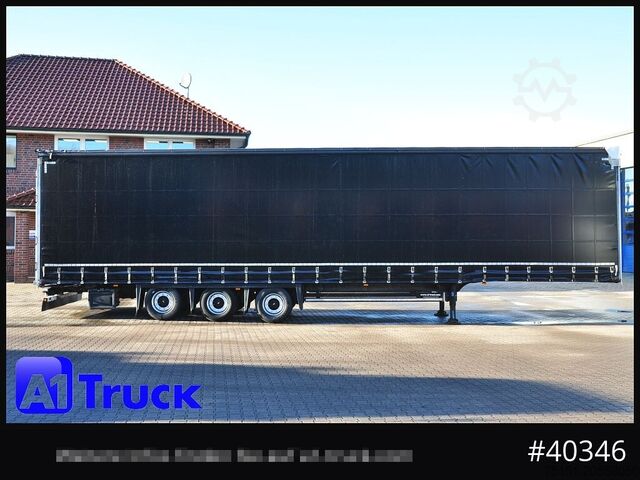 Semirremolque abierto con toldo SCHMITZ SCS 24, Mega, neue Plane, verzinkt