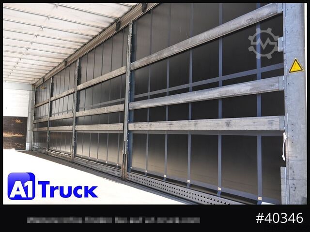 Semirremolque abierto con toldo SCHMITZ SCS 24, Mega, neue Plane, verzinkt