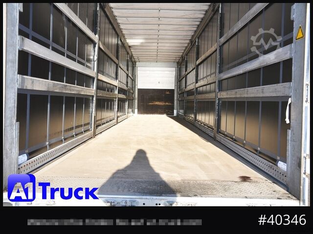 Semirremolque abierto con toldo SCHMITZ SCS 24, Mega, neue Plane, verzinkt