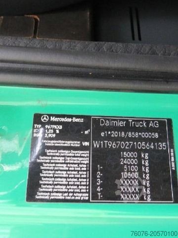 Kastes kravas automašīna MERCEDES-BENZ Atego 1524 L 7.2 m Koffer LBW2t Seitentür Kamera