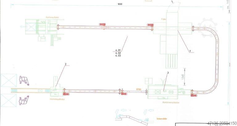 Ligne de remplissage Bag in Box complète Rapack Rapack 1230E Aseptisch