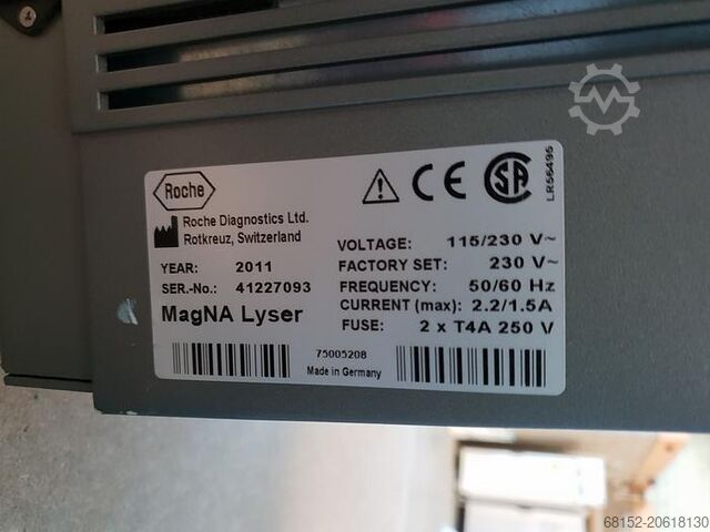 Roche MagNA Lyser N/A Roche MagNA Lyser