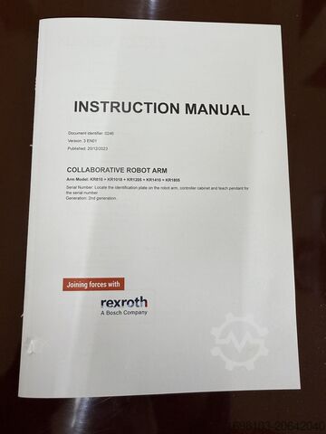 Sistem de control KASSOW BOSCH-REXROTH COBOT KR 1205 KR-X1/1205/P, 7 Achsen