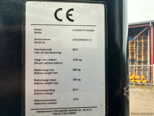 VS-22522 Elektrisch triplex sta stapelaar 6300mm Refurbished STILL sv 16