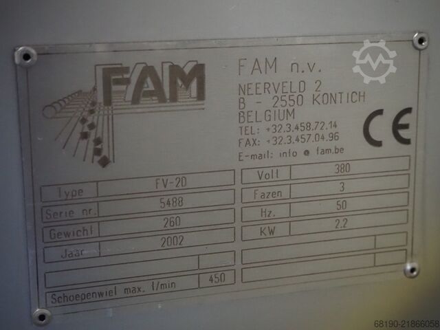 Snijmachine FAM FV-2D