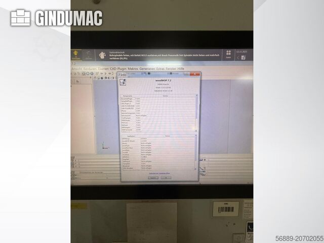 CNC-bearbetningscenter för trä HOMAG BMG311 VENTURE316L