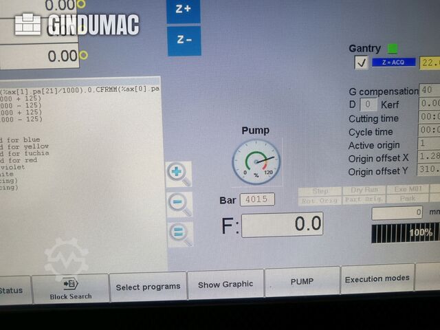 Waterjet Cutting Machine Waterjet Italy WL510