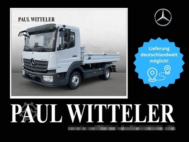 面包车底盘 MERCEDES-BENZ Atego 818 K 4x2 3-S.-Kipper+Klima+2xAHK+2100 km!