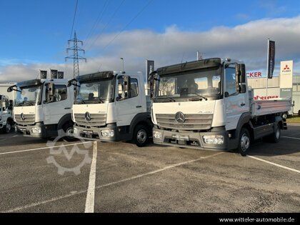 面包车底盘 MERCEDES-BENZ Atego 818 K 4x2 3-S.-Kipper+Klima+2xAHK+2100 km!