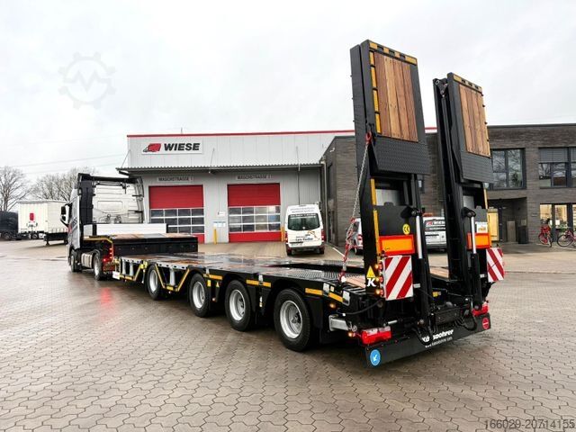 低平台半挂车 KÄSSBOHRER K.SLA R 4 / 2N 18/40 Tieflader Radmulden tele