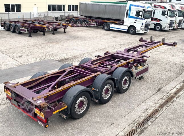 Maināmās virsbūves puspiekabe DENNISON Extendable 1x20'/2x20' /1x40'  (6.X)