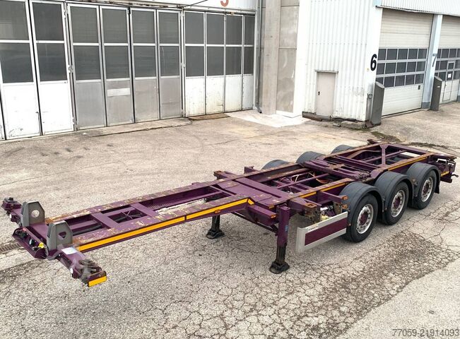 Maināmās virsbūves puspiekabe DENNISON Extendable 1x20'/2x20' /1x40'  (6.X)