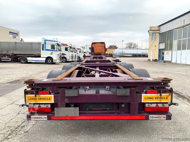 Maināmās virsbūves puspiekabe DENNISON Extendable 1x20'/2x20' /1x40'  (6.X)
