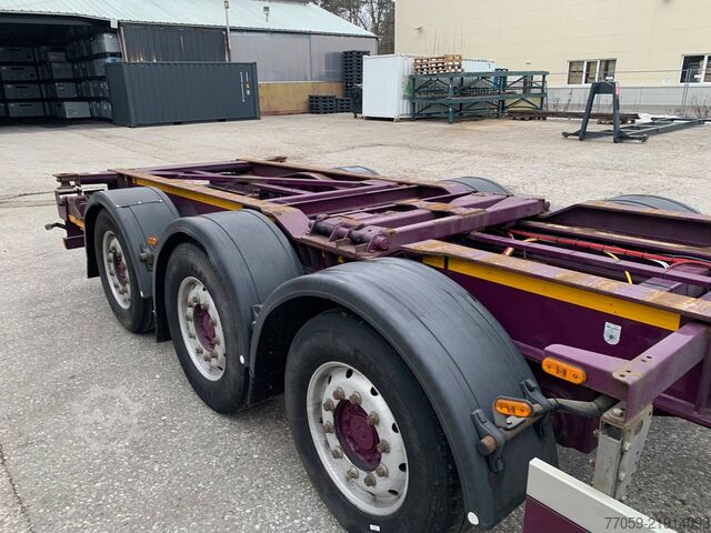Maināmās virsbūves puspiekabe DENNISON Extendable 1x20'/2x20' /1x40'  (6.X)