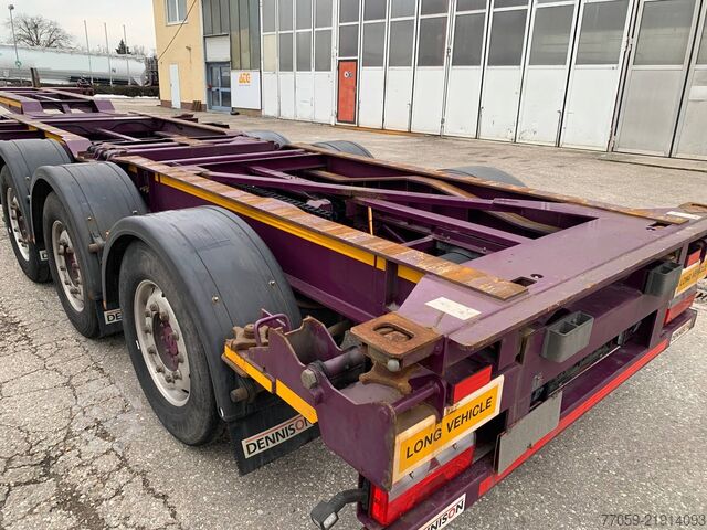 Maināmās virsbūves puspiekabe DENNISON Extendable 1x20'/2x20' /1x40'  (6.X)