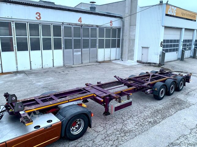 Maināmās virsbūves puspiekabe DENNISON Extendable 1x20'/2x20' /1x40'  (6.X)