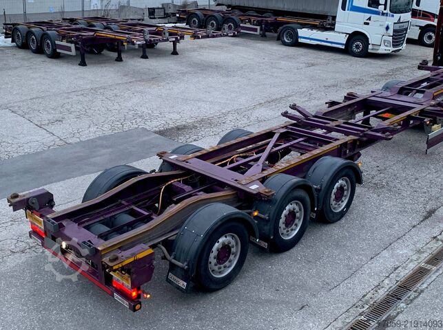 Maināmās virsbūves puspiekabe DENNISON Extendable 1x20'/2x20' /1x40'  (6.X)