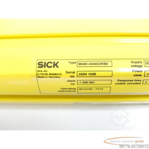 Sick 부품 Sick M40E-034023RB0 M 4000 advanced Id. 1 200 067 SN:22041530 - ! -
