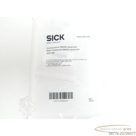 Sick组件 Sick M40E-034023RB0 M 4000 advanced Id. 1 200 067 SN:22041531 - ! -