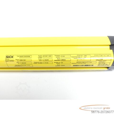 Sick组件 Sick M40E-034023RB0 M 4000 advanced Id. 1 200 067 SN:22041531 - ! -