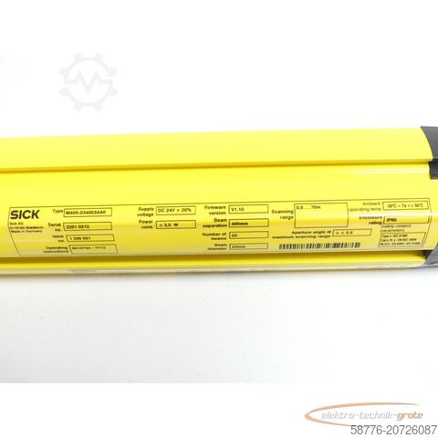 ส่วนประกอบ Sick Sick M40S-034003AA0 M 4000 advanced Id. 1 200 061 SN:22010212 - ! -