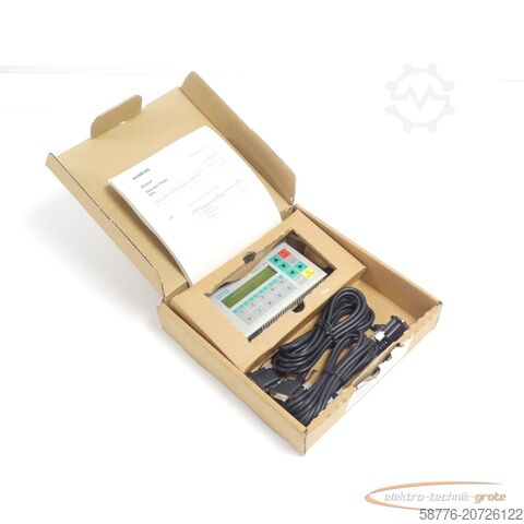 Siemens 6AV3503-1DB10 Operator Panel OP3 SN:MO309166 - ! -