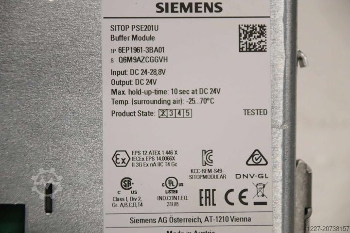 Virtalähde Siemens SITOP PSE201U 6EP1961-3BA01