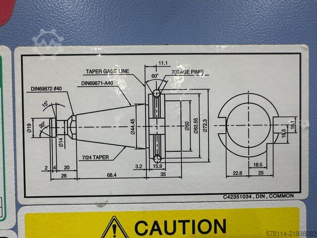 Vertikales Bearbeitungszentrum Doosan DNM 200/5AX
