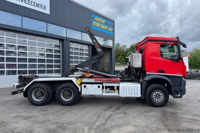 Roll-off tipper truck MERCEDES-BENZ Arocs 2648 6x4 Hiab 21T
