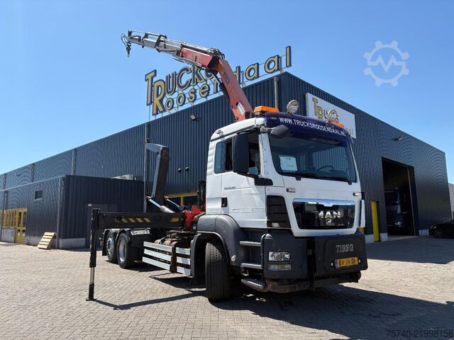 Crane MAN TGS 26.320 + 6x4 FRONT TRACTION + STEERING/LIFT...