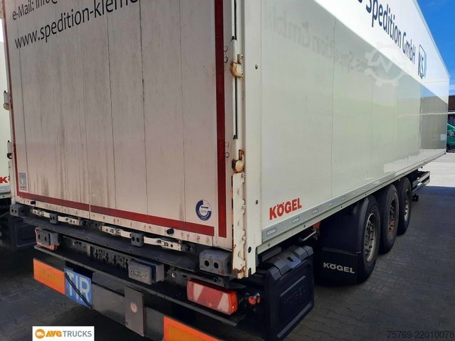 बॉक्स सेमीट्रेलर KÖGEL Koffer Doppelstock Liftachse VDI 2700 EN 12642XL