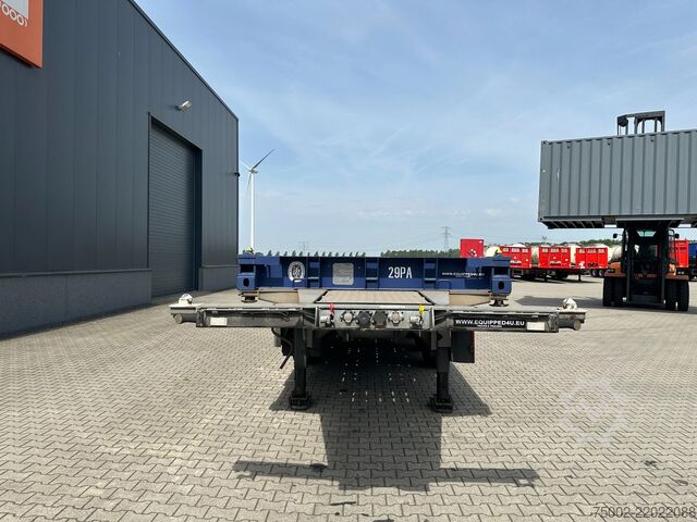 Prijevoz kontejnera Van Hool 20FT/30FT ADR CHASSIS + NEW 20FT FLATRACK hardw...