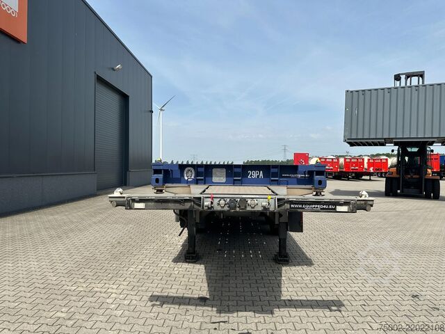 Prikolica s platformom Van Hool 20FT/30FT ADR CHASSIS + NEW 20FT FLATRACK hardw...
