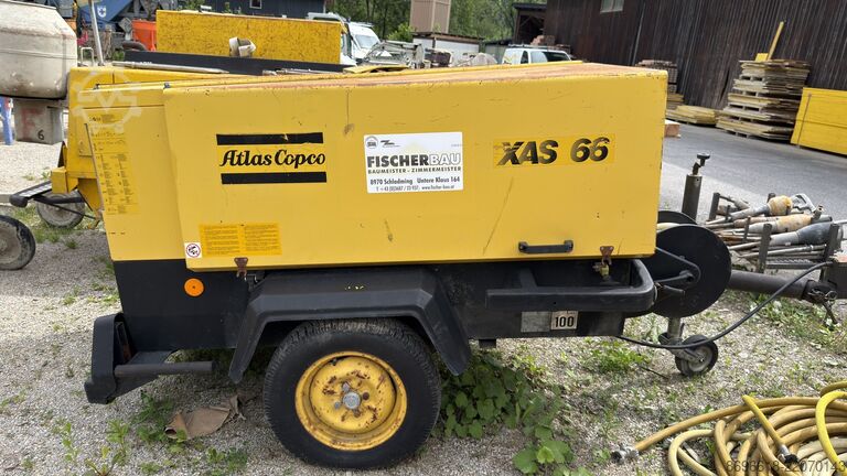 Compresor de tornillo Atlas Copco XAS 66 PD