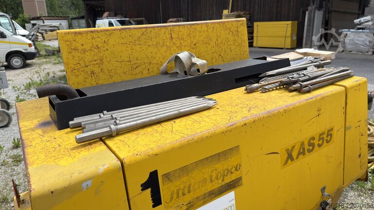 Compresor de tornillo Atlas Copco XAS 55