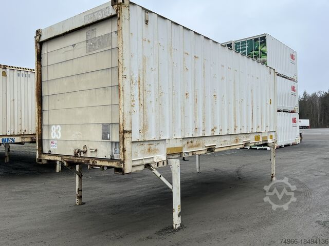 Semirimorchio vano Krone Wechselkoffer mit Rolltor 7,45 m kran- und stapelbar