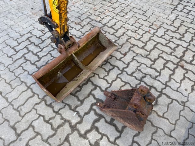 Mini ekskavatorius JCB 16C-1 /2022 BJ/ 852 H / verbr. Laufwerk/2xLöffel