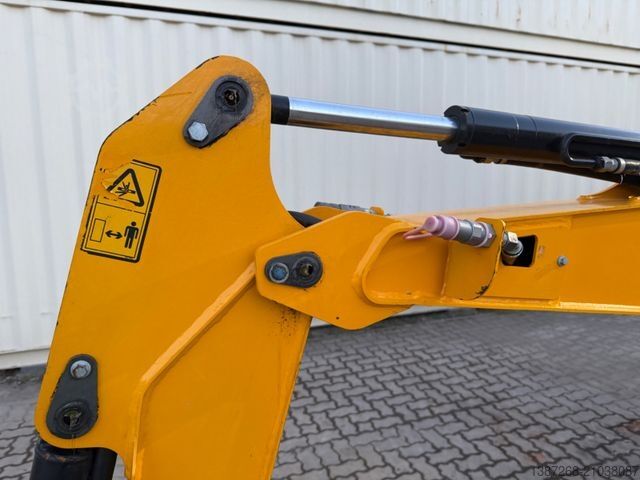 Mini ekskavatorius JCB 16C-1 /2022 BJ/ 852 H / verbr. Laufwerk/2xLöffel