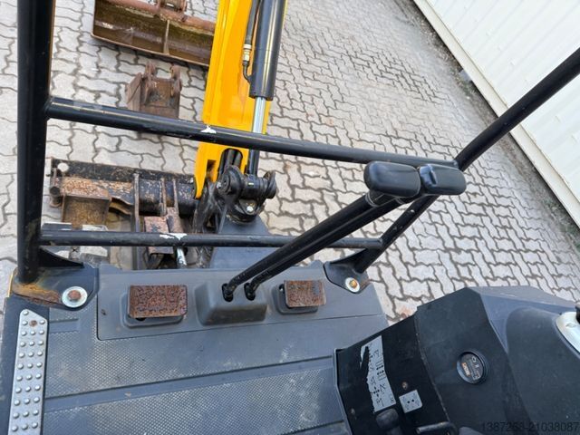 Mini ekskavatorius JCB 16C-1 /2022 BJ/ 852 H / verbr. Laufwerk/2xLöffel