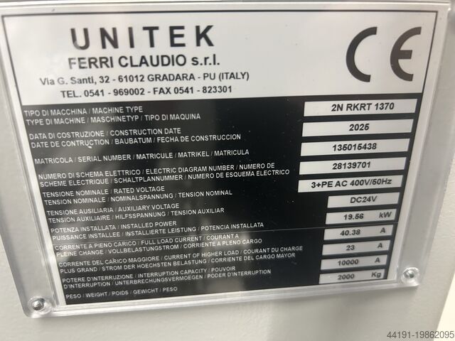 Plata lentes slīpmašīna Unitek Excel LC 1370 2 N RKRT