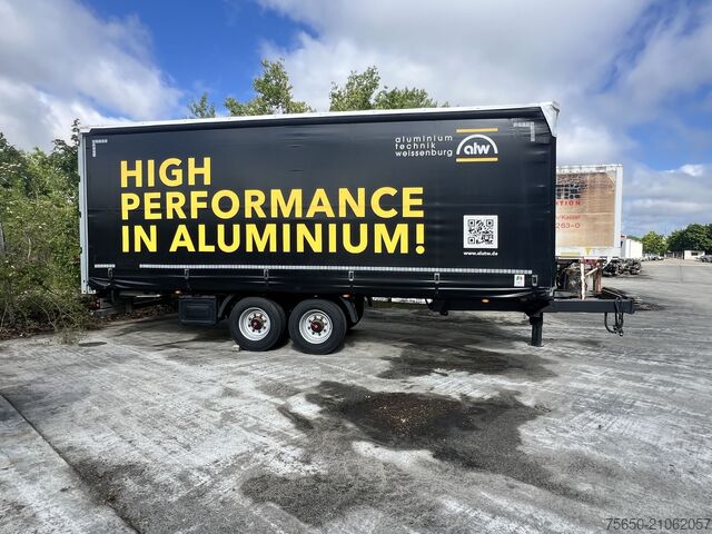 Отворена ремарке със строшен брезент Fliegl TPS135  13,5 t Tandemplanenanhänger, neuwertig