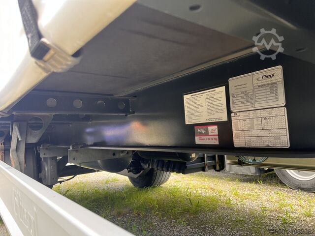 Отворена ремарке със строшен брезент Fliegl ZPS180  2 Achs Jumbo- Planen, Mega, durchladbar