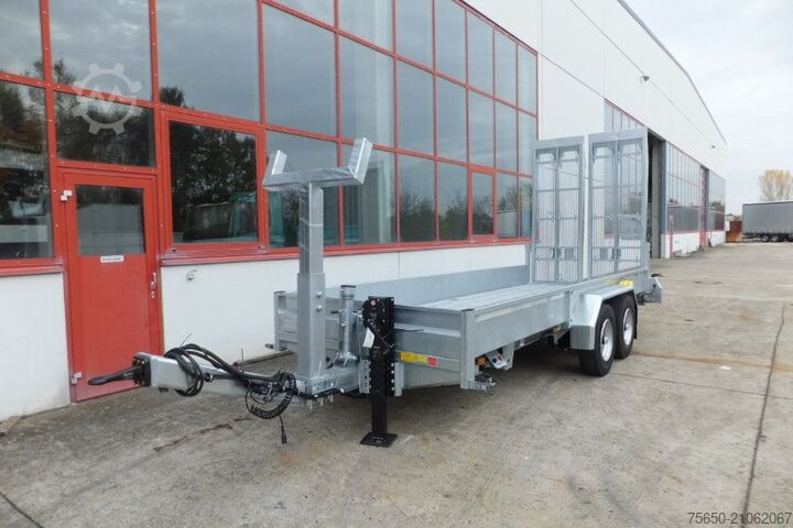 Нископроходен ремарке Möslein TT 11-E6x2  Tieflader für Fräsen breiten Rampen, Neu