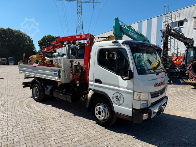 Furgón volquete trilateral FUSO Canter 7C18 3.S.Ki.+Kran