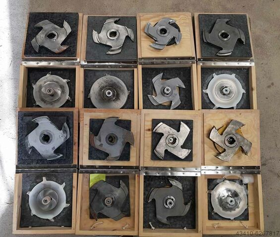 Cutter set for Homag double end tenoner P 