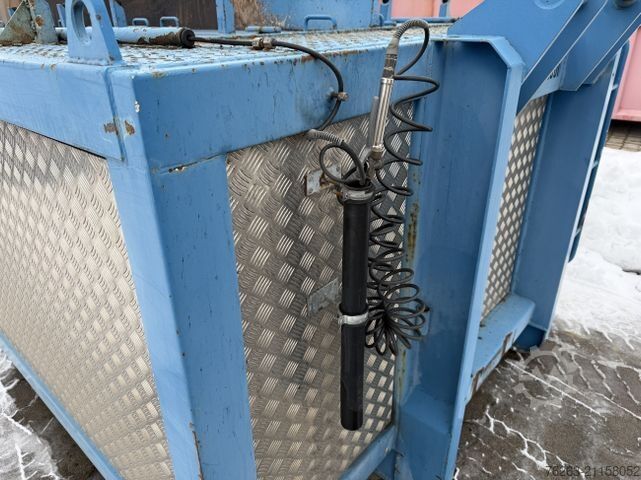 রোল-অফ টিপার ট্রাক SCANIA Graber ISOGRA Asphalt Thermo Silo Mulde 15 cbm