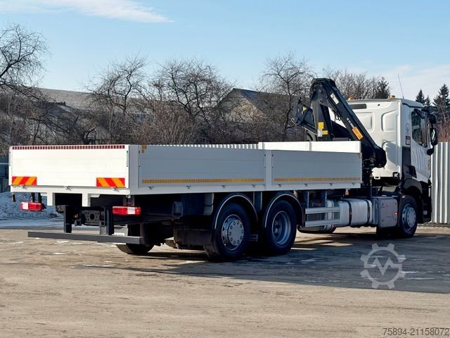 Кран-манипулятор на шасси грузовика RENAULT T 380 * HIAB 111 B - 2 HIDUO + FUNK / 6x2!