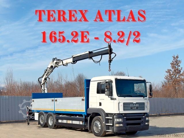 Кран-манипулятор на шасси грузовика MAN TGA 26.390 * TEREX ATLAS 165.2E - 8.2/2 + FUNK